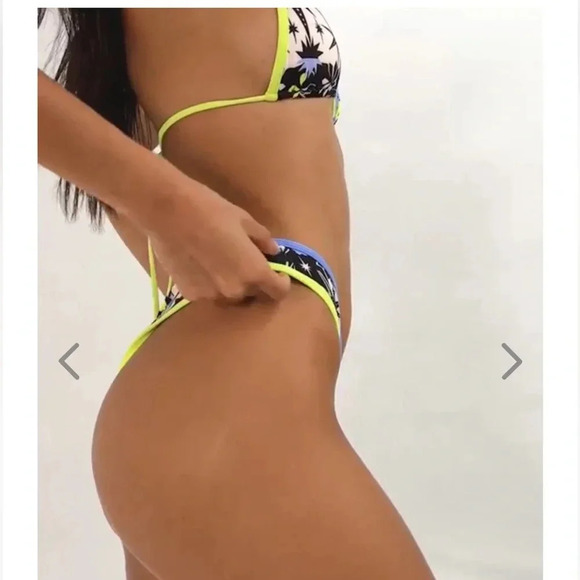 NWT OneOne Swimwear Bikini SET Sullivans Mikaela Helen NEW Print Black White - Picture 5 of 14